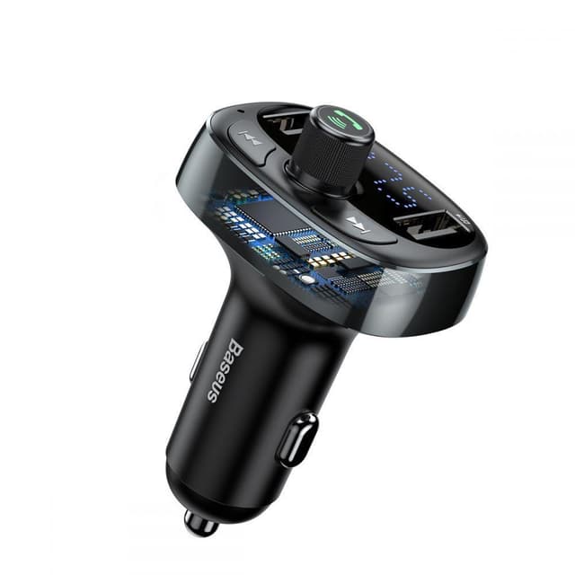Baseus FM Transmitter T typed Bluetooth 2xUSB microSD