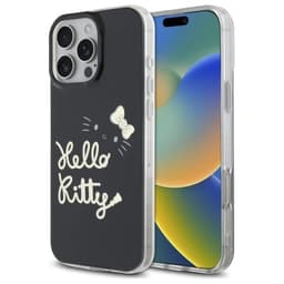 Hello Kitty Mobilskal till iPhone 16 Pro Max MagSafe IML Golden Diva - Svart