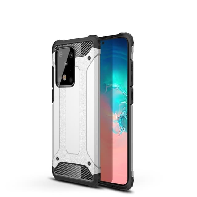 Armor Guard Skal för Galaxy S20 Ultra - Silver