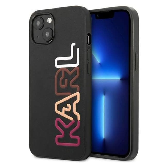 Karl Lagerfeld iPhone 13 mini Etui Multipink Mærke - Sort