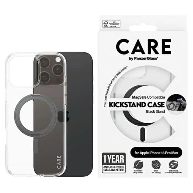 CARE By PanzerGlass Mobilskal till iPhone 16 Pro Max MagSafe Kickstand