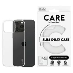 CARE By PanzerGlass Telefontaske til iPhone 16 Pro Max X-Ray Soft - Gennemsigtig