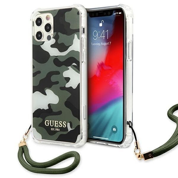 Guess iPhone 12 Pro Max Skal Camo Collection