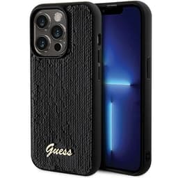 iPhone 13 Pro Skal Sequin Script Metall Svart