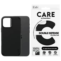 CARE By PanzerGlass Mobilskal till iPhone 16 Pro Max Double Defense - Svart