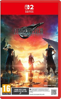 Final Fantasy VII Rebirth m/booster kort (Switch 2)
