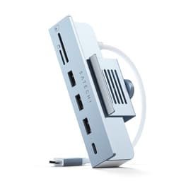 Satechi USB-C Clamp Hub til iMac 24" (2021) - Blå