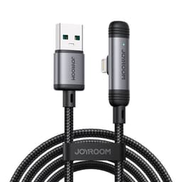 Joyroom EnjoyX Series USB-kabel USB til Lightning 3A 1,2 m - Svart
