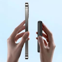 Dudao Powerbank med ställ 10000mAh 20W USB, USB-C och MagSafe - Svart