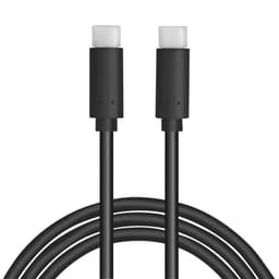 Logilink USB-C till USB-C kabel 0.5m 100W - Svart