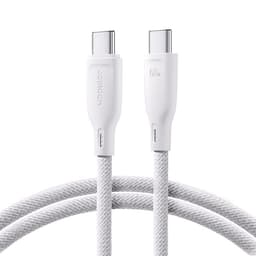 Joyroom USB-C till USB-C kabel 60W 1m Multi-Color - Vit