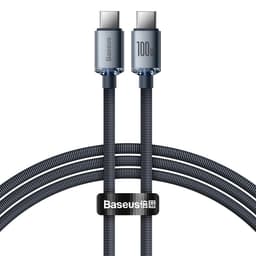 Baseus USB-C till USB-C Kabel 100W 1.2m - Svart