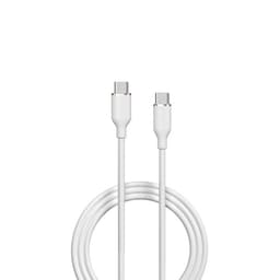 Devia USB-C Till USB-C 60W Kabel 3A 1.2m Jelly EC632 - Vit