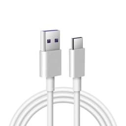 SiGN SuperCharge USB-C till USB-A kabel 5A 2m - Vit