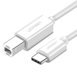 Ugreen USB-C Till USB-B Kabel 1.5m - Vit