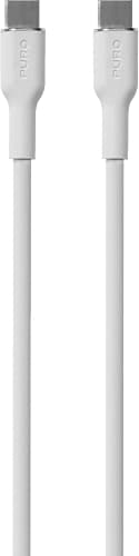 Puro USB-C Till USB-C Kabel 1.5m Icon Soft - Vit