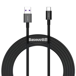 Baseus Huawei Snabb USB-C till USB-A kabel 2m - Svart