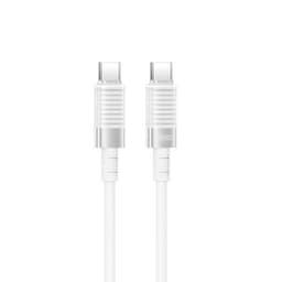 XO USB-C Till USB-C Kabel 60W 1m NB-Q282B - Vit