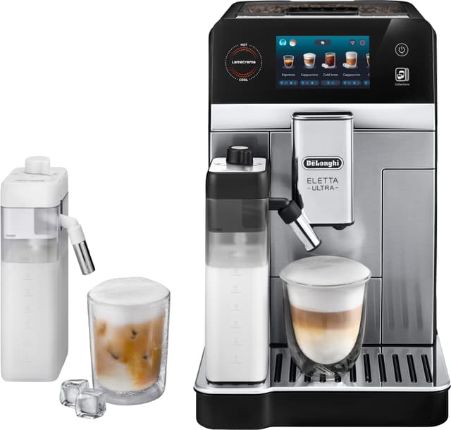 De'Longhi Eletta Ultra espressomaskine ECAM470.85.MB (Metal sort)