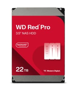 WD 22TB SATA III 512MB RED Pro NAS HDD (WD221KFGX)