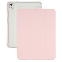 SKALO iPad 10.9 (2022) Trifold Fodral Transparent Baksida - Rosa