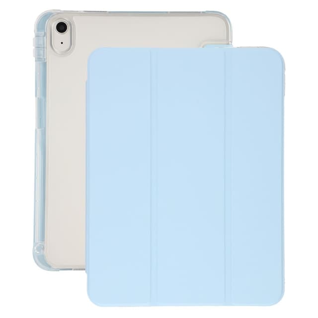SKALO iPad 11"" (2025) Trifold Fodral Transparent Baksida - Blå