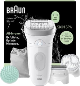 Braun Silk·épil 7 Skin Spa epilator SE7-081 (sølv)