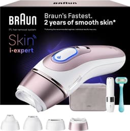 Braun Smart IPL Skin i·expert hårfjerner lys PL7432 (hvid/bronze)