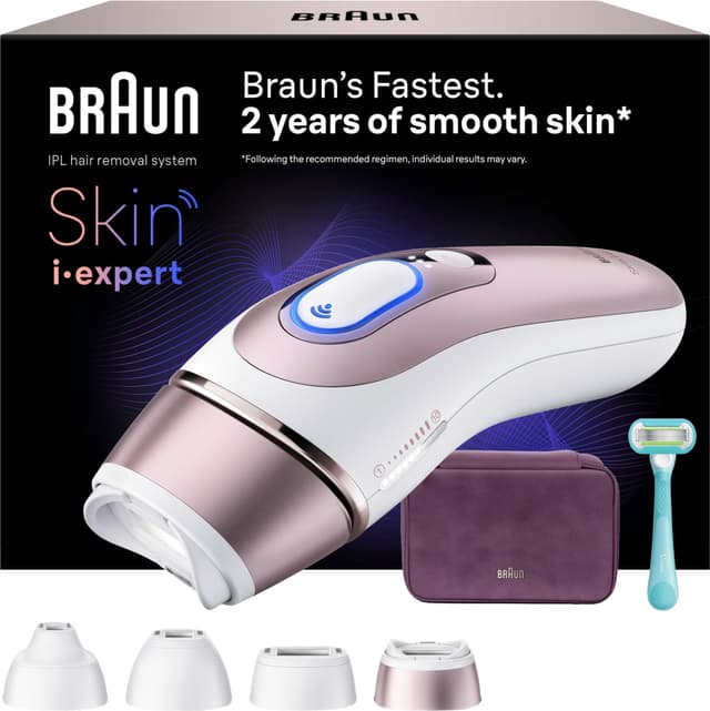 Braun Smart IPL Skin i·expert hårfjerner lys PL7431 (hvid/bronze)