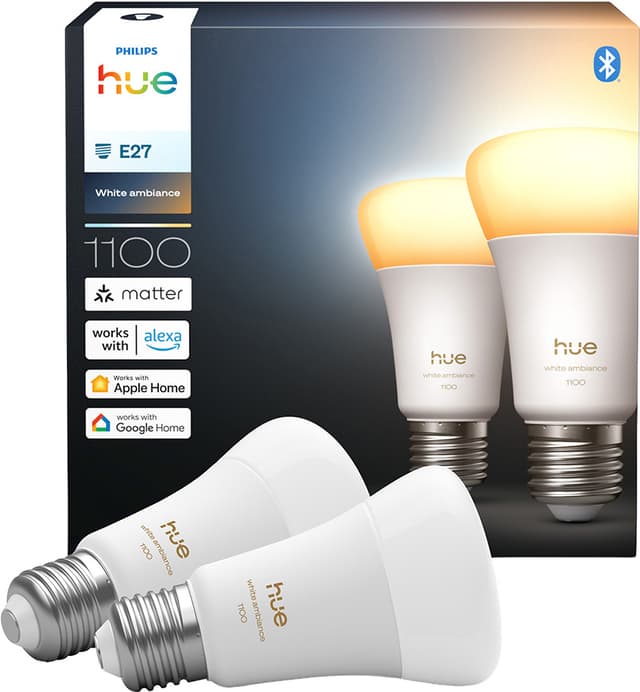 Hue WCA A60 LED-lampor 8,1W E27 (2 st)