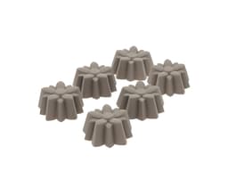 Blomsterbergs Flower Muffin mould 6 pcs Latte