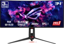 ASUS ROG Swift PG34WCDN 34" QHD/OLED/360 Hz/0,03 ms näyttö