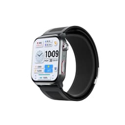 Smartwatch compatible with Black Vinyl Strap — Medical Air-Pump Blood Pressure, Medical-Grade ECG, 24/7 Heart Rate & SpO2, 2.10"" IPS LCD