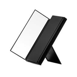 Tri-Fold Sminkspegel med Justerbart Ställ, Portabel för Resor och Hem