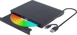 Gembird USB-C ulkoinen DVD-asema (musta)