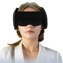 Multifunksjonell alt-i-ett sovemaske - Mørkleggende, konturert og komfortabel