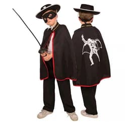 Lasten puku Zorro (140 cm)