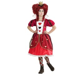 Barnedrakt 'Queen of Hearts' 128 cm