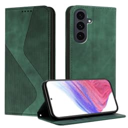 Lommebokdeksel til Samsung Galaxy S25 FE med støtte skin-touch følelse