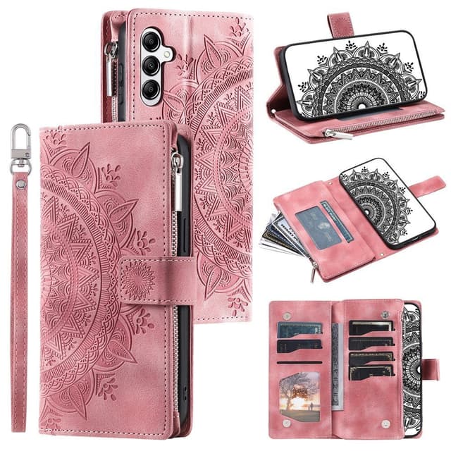 Til Samsung Galaxy A17 / A26 tegnebogscover Cover Shell Mandala Blomstermønster