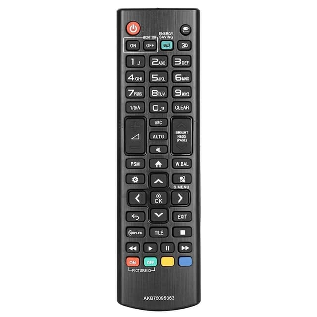 TV fjärrkontroll Ersättning för AKB75095363 För LG TV