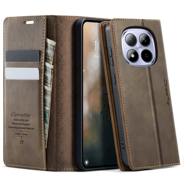 CASEME Retro Etui med Pung til Xiaomi Redmi Note 15 Pro