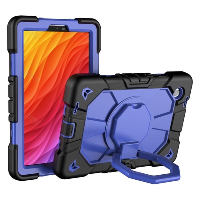 Til Samsung Galaxy Tab A11 Etui PC+Silikone Tablet Cover Black + Blue