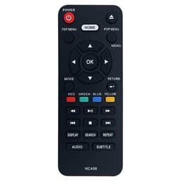 Fjernkontroll erstatning for NC456 for Sanyo DVD-spiller