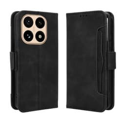 Etui for Xiaomi 15T Lommebok med Flere Kortspor - Svart