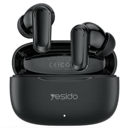 YESIDO Trådlösa Hörlurar In-Ear Bluetooth Stereohörlurar Touch Control - Svarta