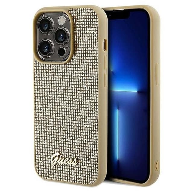 Guess iPhone 14 Pro Max Mobilskal Disco Script Metal