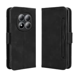 Til Xiaomi Redmi Note 15 Pro 5G Case Pung Etui Shell Telefon Case Ekstra kort - Sort