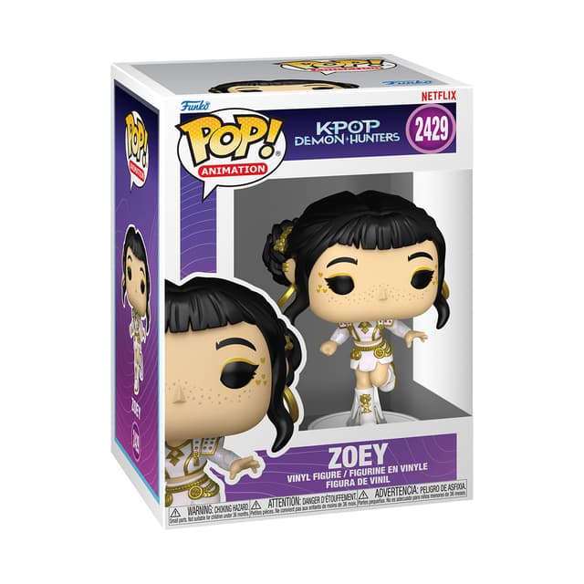 Funko POP! KPOP Demon Hunters golden clothes Zoey figur