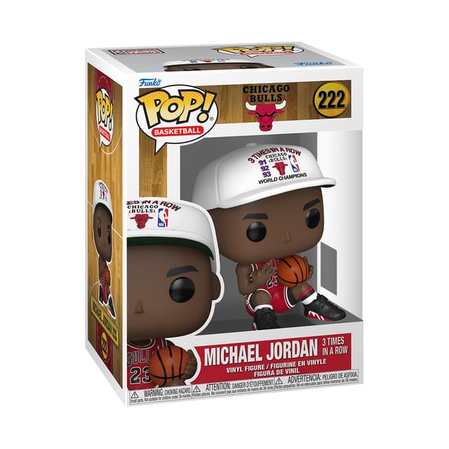 Funko POP! NBA Bulls Michael Jordan figur (3x in a Row)